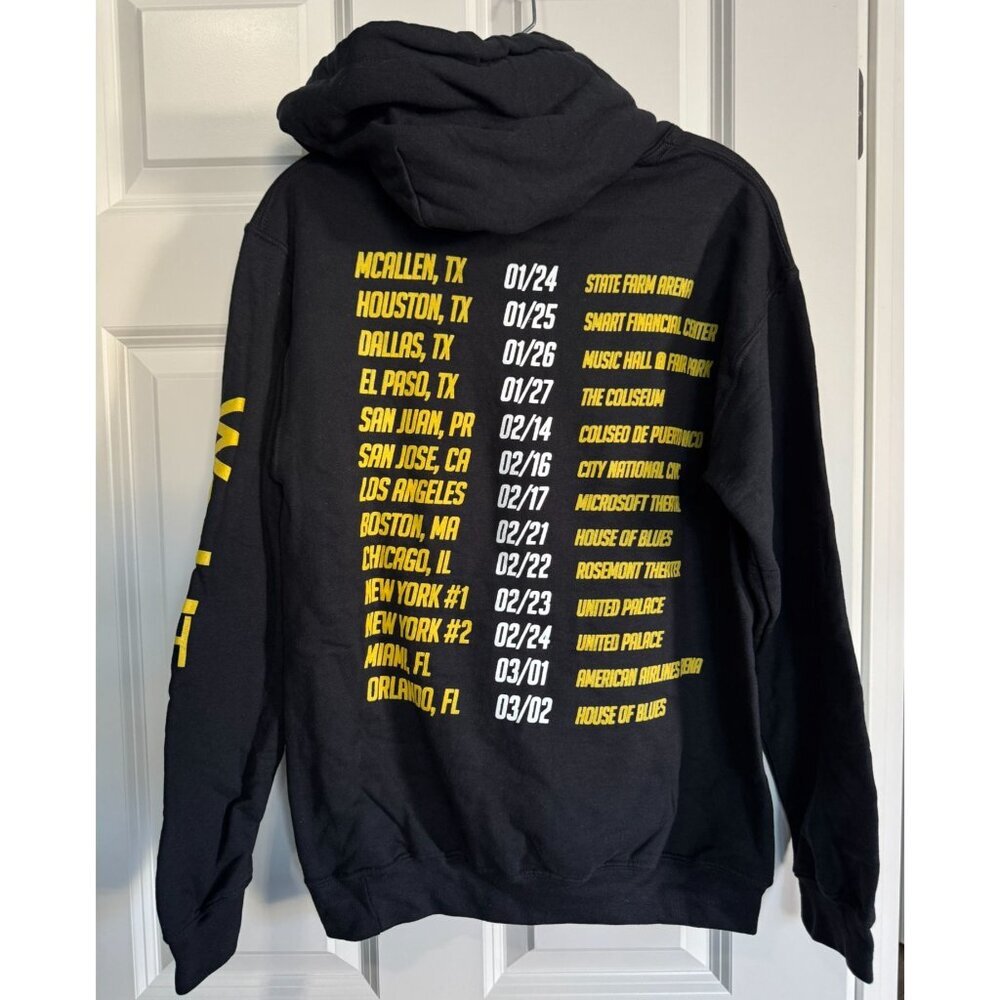 CNCO World Tour 2019 Hoodie Hooded Sweatshirt Graphic Print Pullover Adult Small - Picture 2 of 6